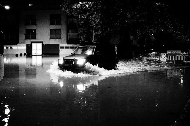 Les inondations au mois de mai à Luxembourg-Ville