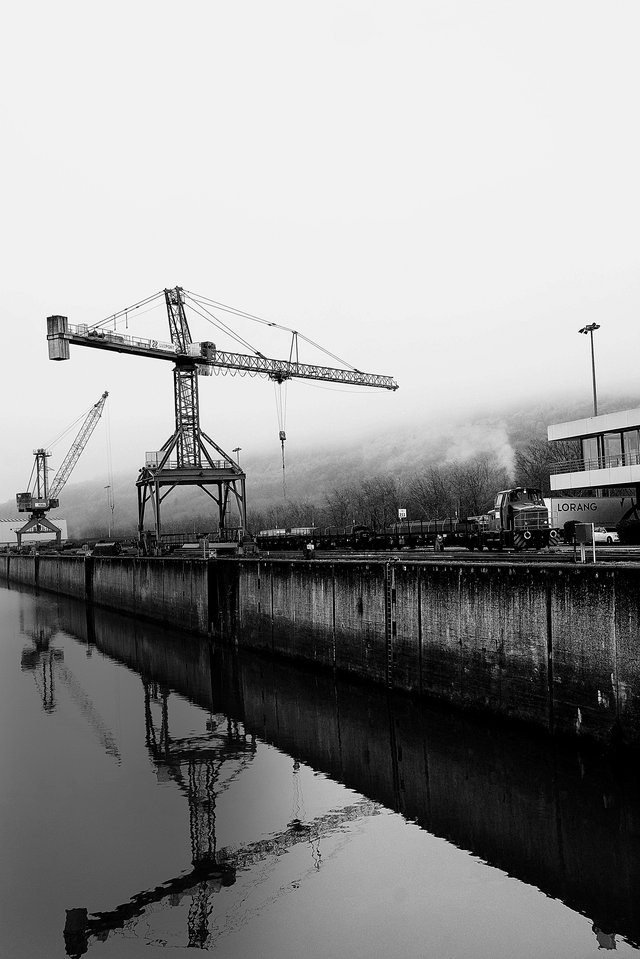 Le port de Mertert, cette semaine