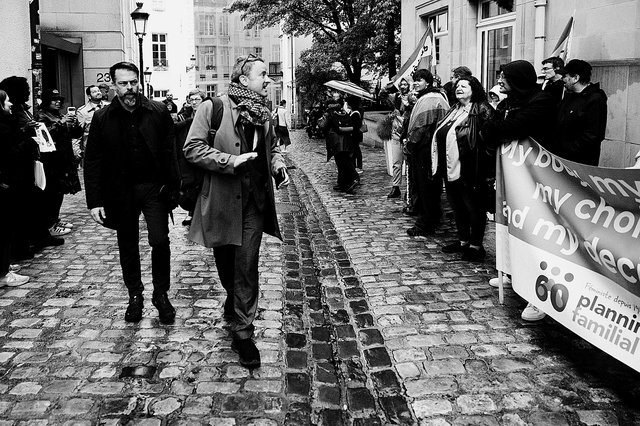 Kundgebung für das Abtreibungsrecht in der Verfassung am 15. September nahe des Parlamentsso0