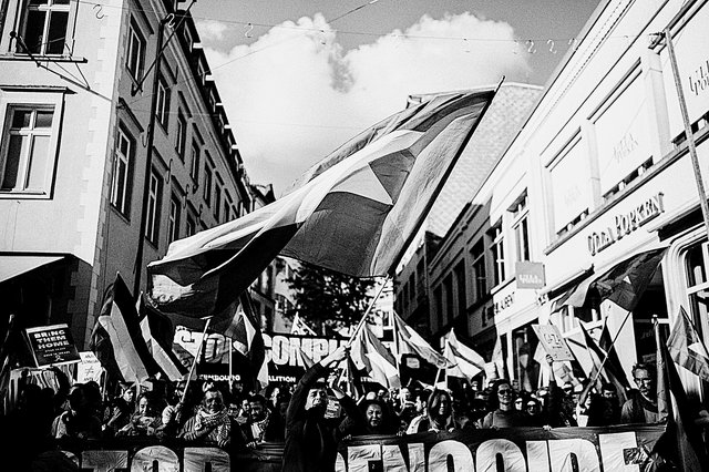 Une partie du cortège dimanche à Luxembourg-Ville