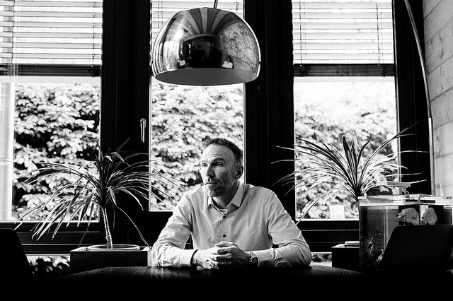 Guy Entringer, lundi, dans son bureau au Kalschebruck