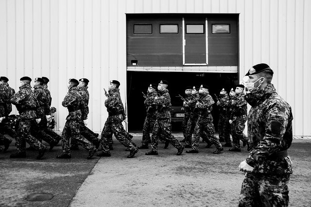 De la garde du palais à l’armée d’intervention