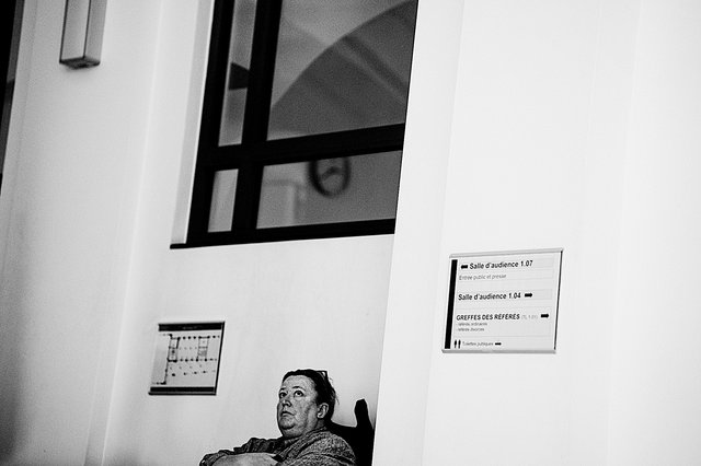 Eine kleine Pause bei der Notarin
