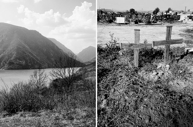 Es gibt keine Brücke mehr über die Drina